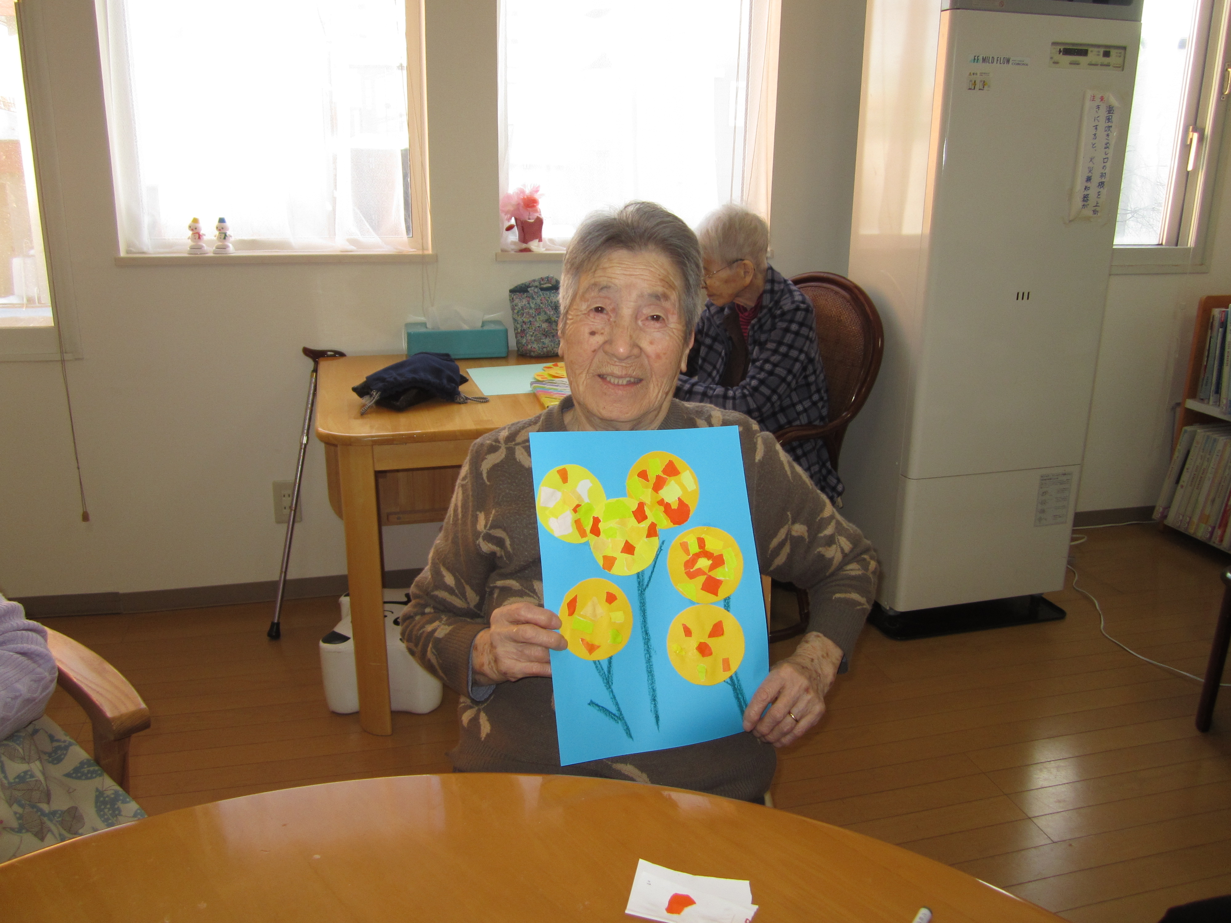 15年2月のグループホーム 菜の花製作 札幌すこやか介護サービス
